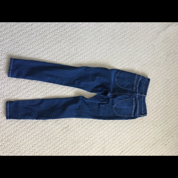 Garage dark blue high rise skinny jeans - Picture 2 of 2